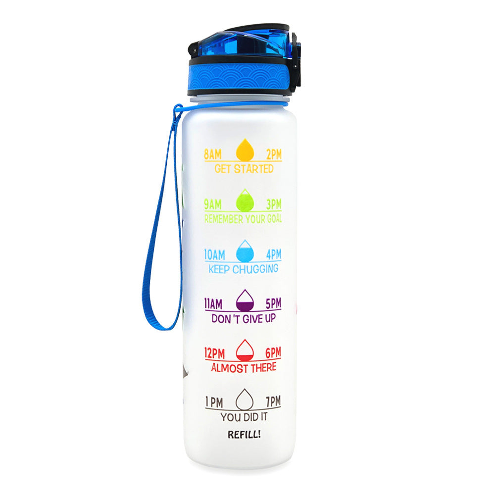 Motivational Tritan Sports Water Bottle