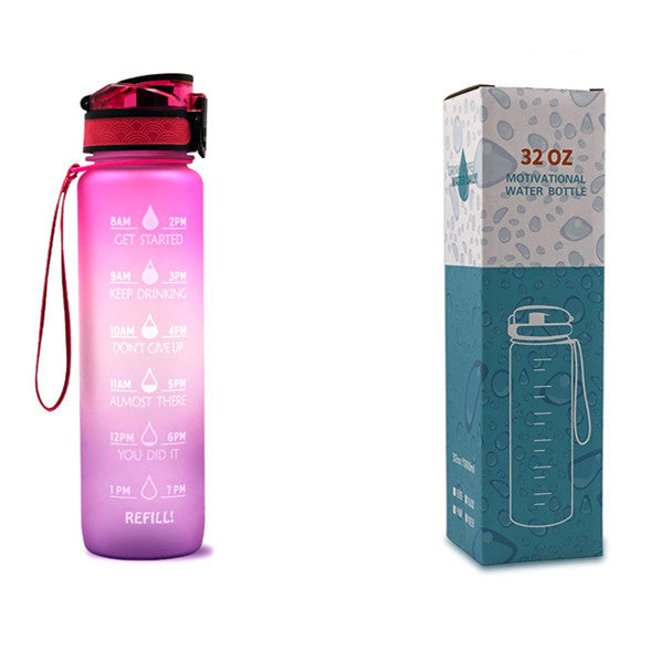 Motivational Tritan Sports Water Bottle