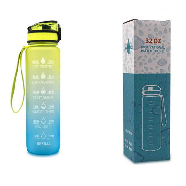 Motivational Tritan Sports Water Bottle