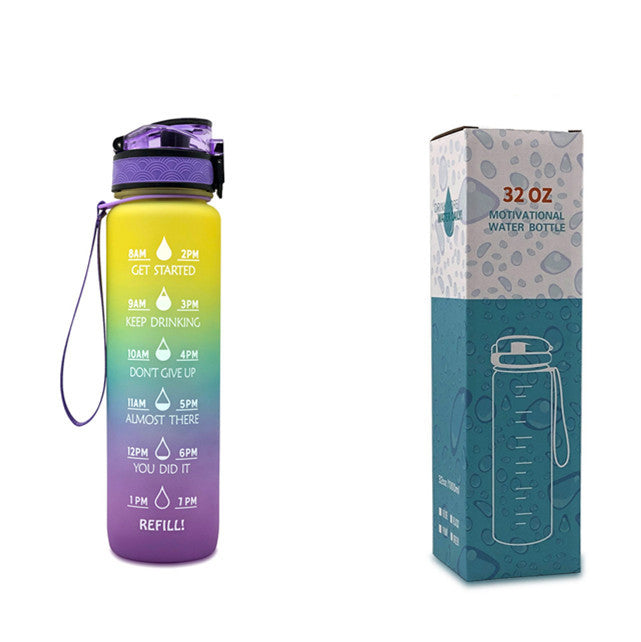 Motivational Tritan Sports Water Bottle