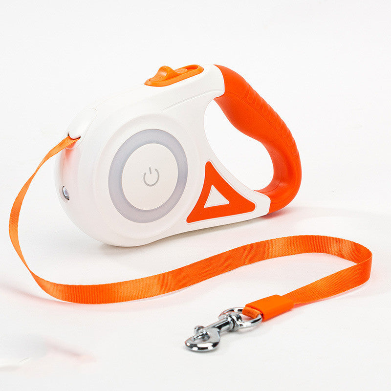 Retractable Dog Leash with Adjustable Collar