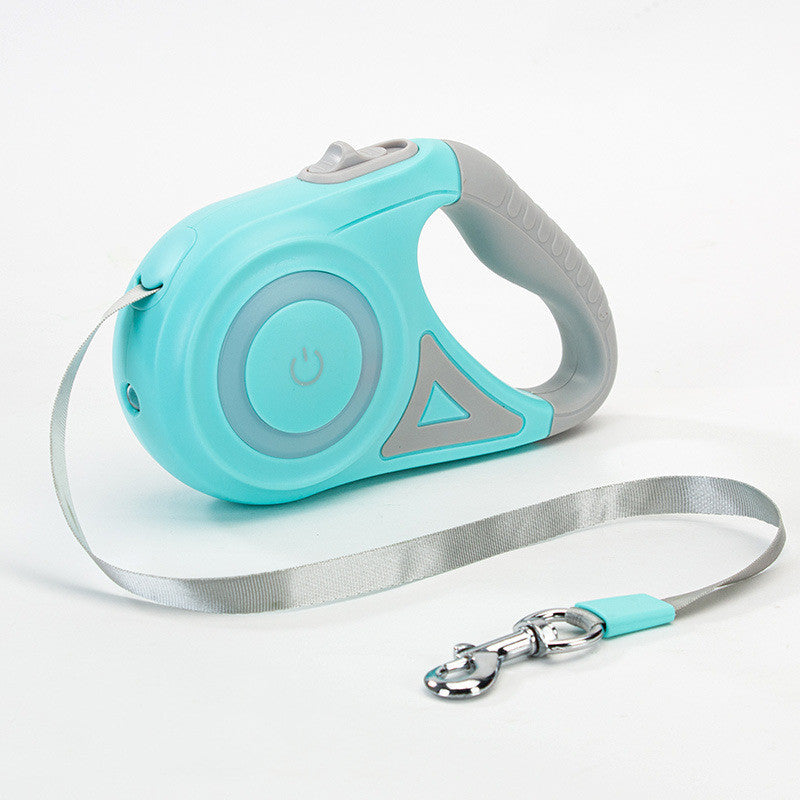 Retractable Dog Leash with Adjustable Collar