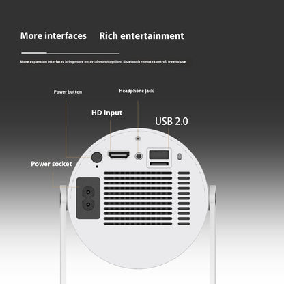 Portable Home Mini Video Projector