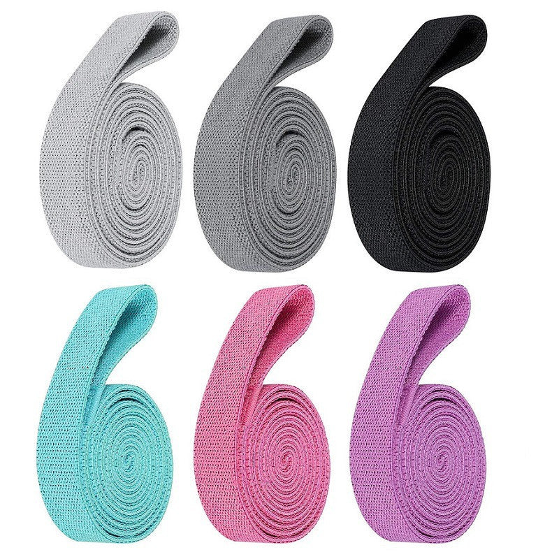 Long Yoga Stretch Band Fitness Elastic Band