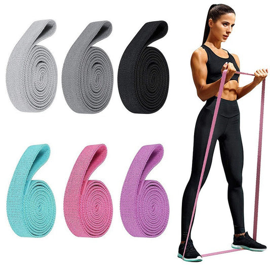 Long Yoga Stretch Band Fitness Elastic Band