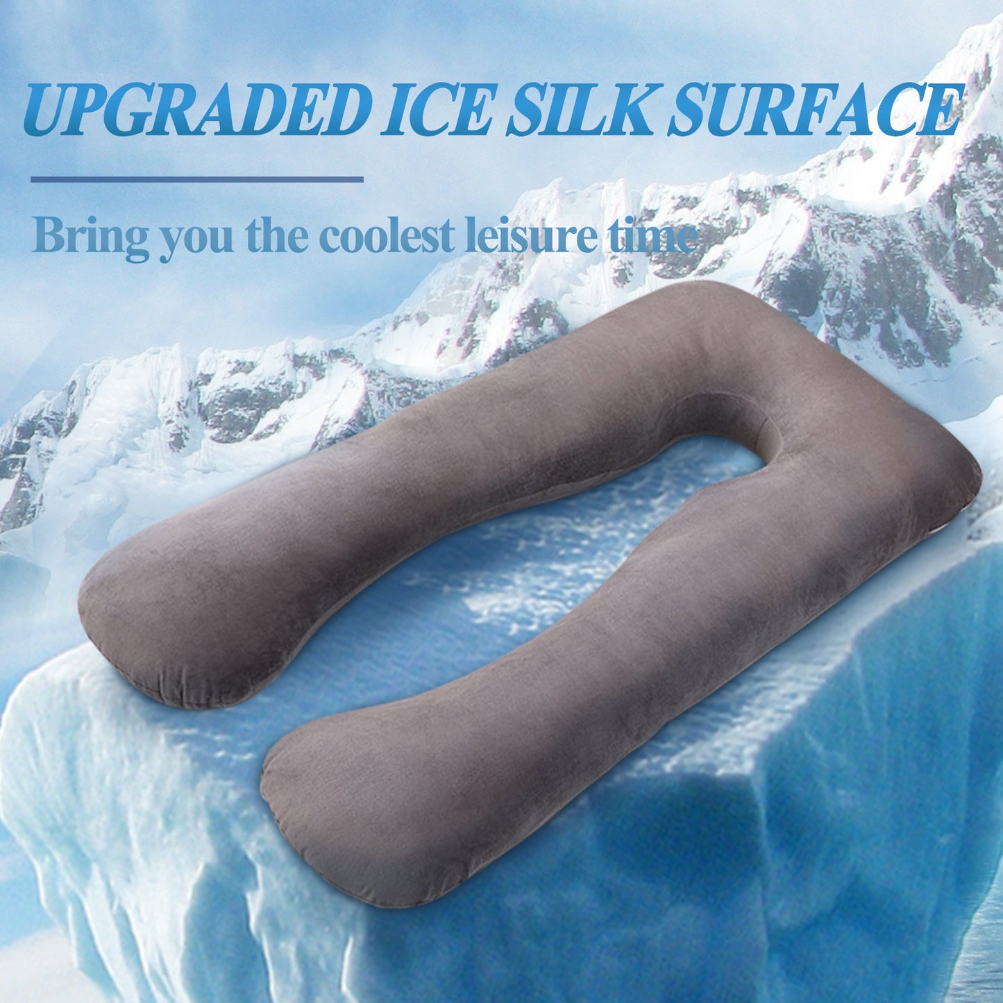 Summer Cooling U Shape Maternity Pillow