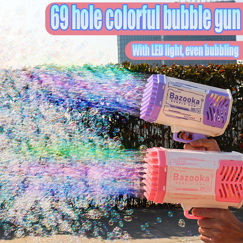 Bubble Gun Rocket Toy Machine