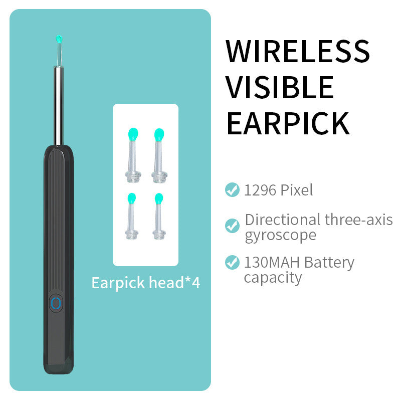 Ear Cleaner Otoscope with HD Camera & LED Light