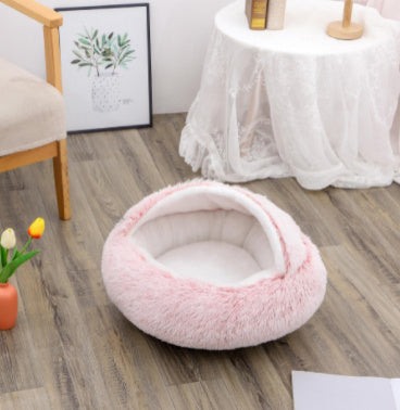 **2-in-1 Plush Pet Bed**