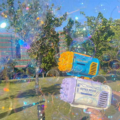 Bubble Gun Rocket Toy Machine
