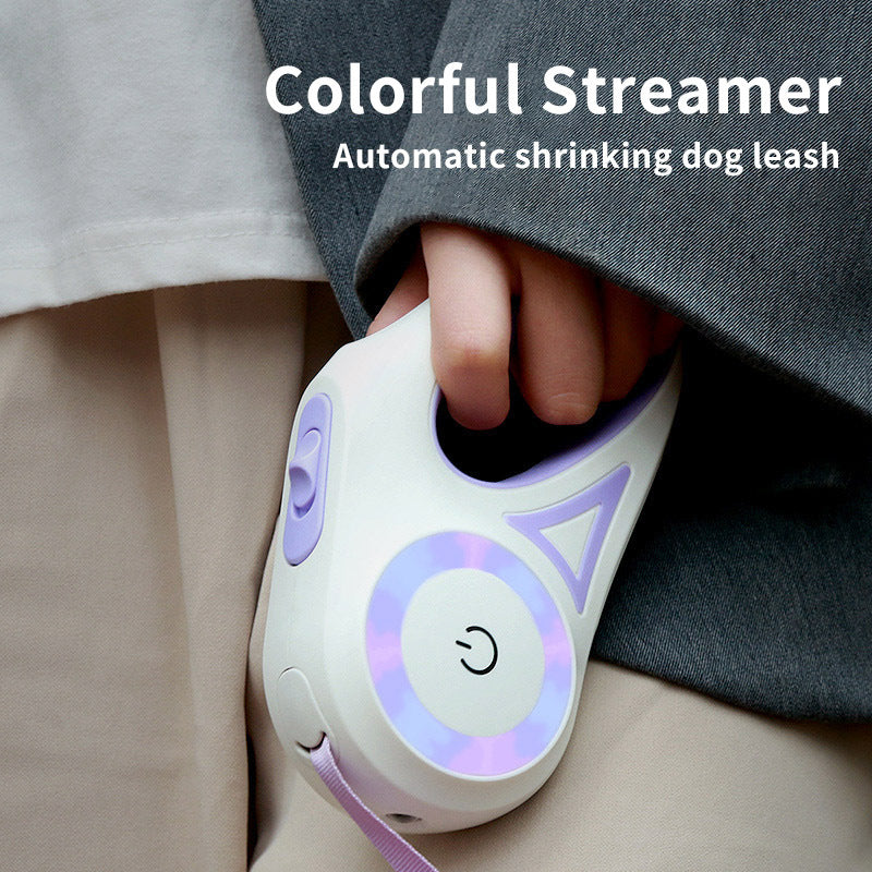 Retractable Dog Leash with Adjustable Collar