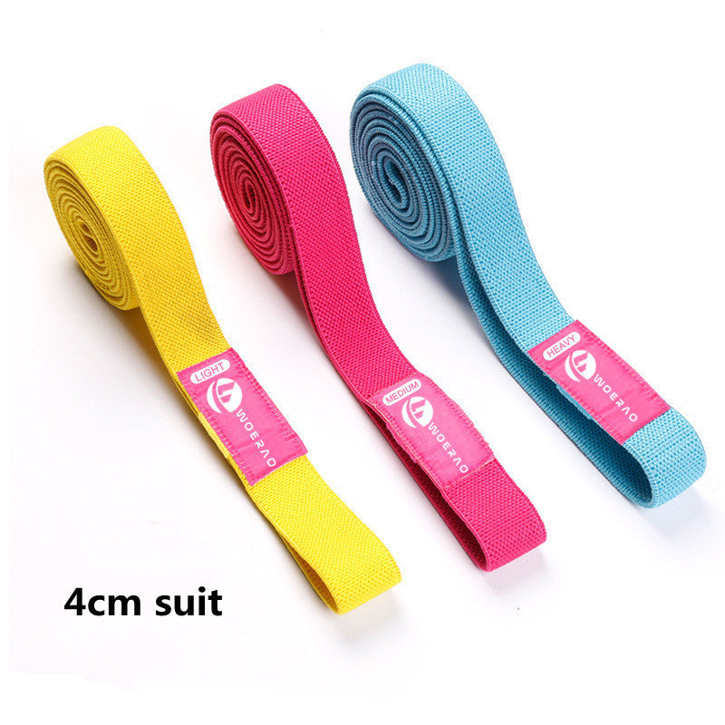 Long Yoga Stretch Band Fitness Elastic Band