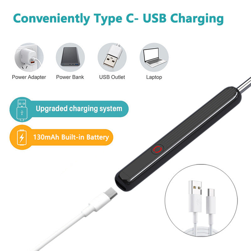 Ear Cleaner Otoscope with HD Camera & LED Light
