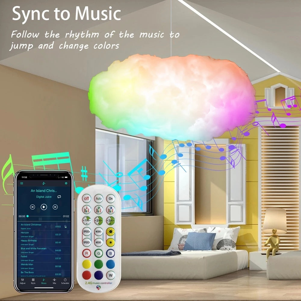 USB Cloud Light with APP Control & Music Sync