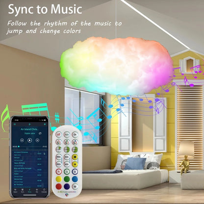 USB Cloud Light with APP Control & Music Sync