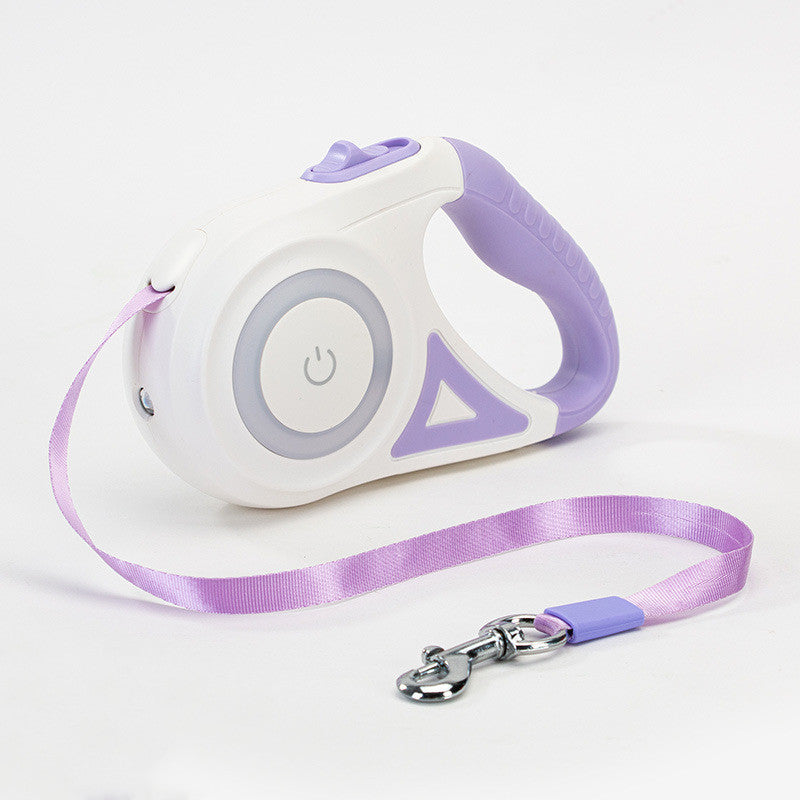 Retractable Dog Leash with Adjustable Collar