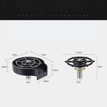 Bar Counter Cup Washer Sink with High-Pressure Spray