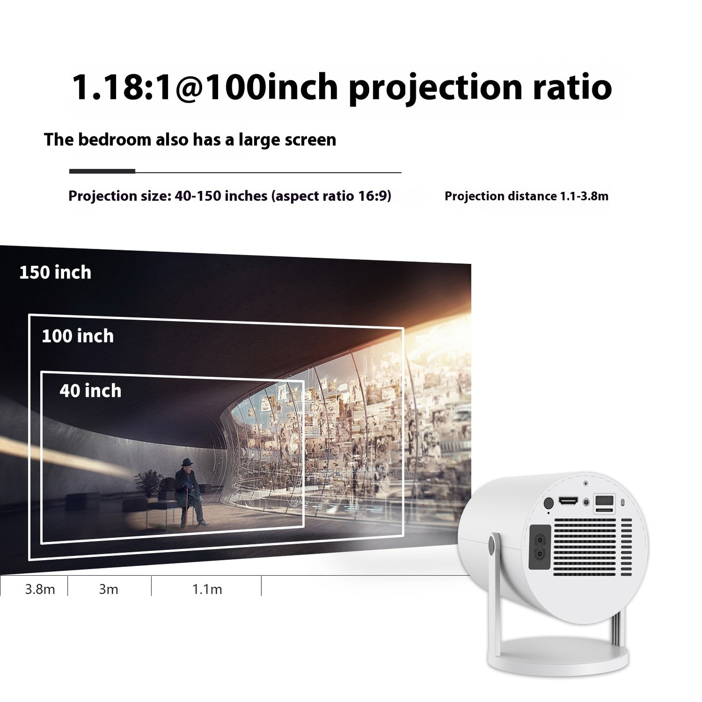 Portable Home Mini Video Projector