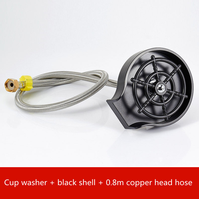 Bar Counter Cup Washer Sink with High-Pressure Spray