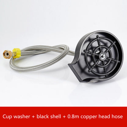 Bar Counter Cup Washer Sink with High-Pressure Spray